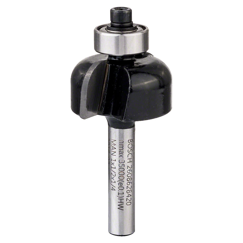 Fresa Borda Meia Cana R1-4 Haste 1-4 com Rolamento Bosch 76374_01